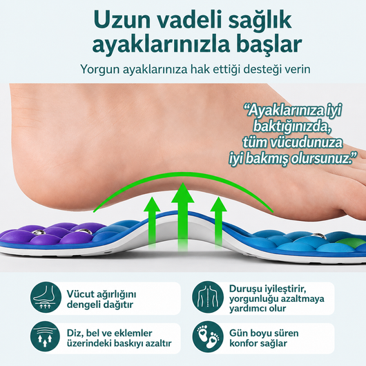 Stepzen Manyetik Ortopedik Tabanlık