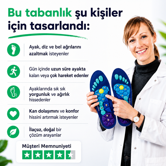 Stepzen Manyetik Ortopedik Tabanlık