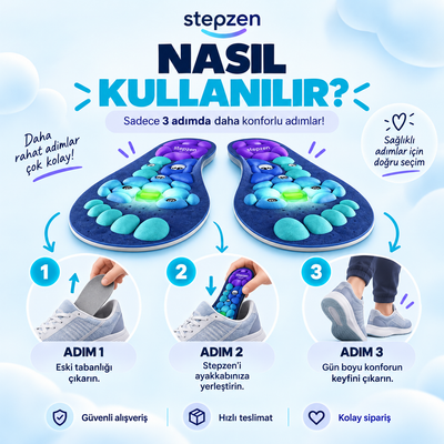 Stepzen Manyetik Ortopedik Tabanlık