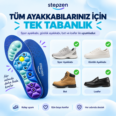 Stepzen Manyetik Ortopedik Tabanlık